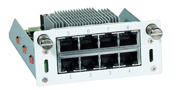 8 port GE copper Flexi Port module