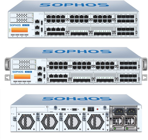 Sophos XG 750 Front and Back View